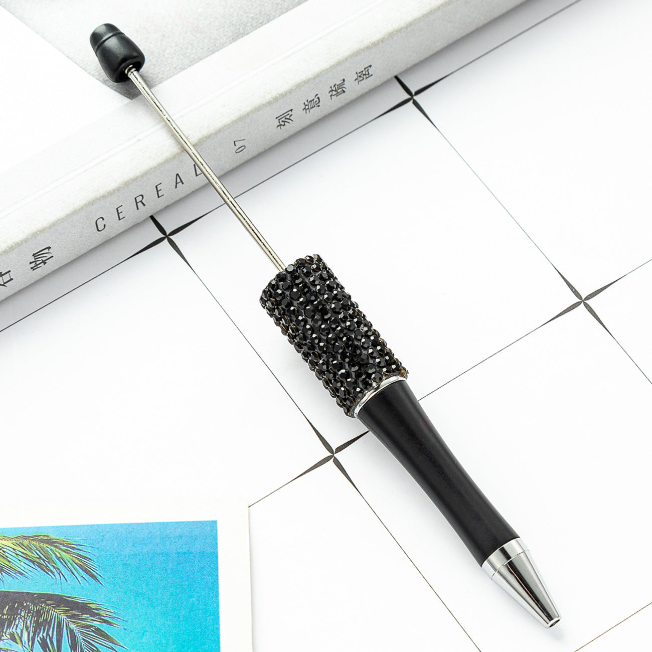 Wholesale Beadable Pens Rhinestone Pens Plastic Handmade Diamond Pen